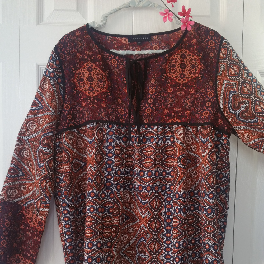 🏵️NWOT Sanctuary 🌿"Patwork Belle" Boho Size M🌿